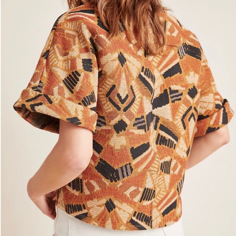 Anthropologie Dolan Seraphina Tapestry Knit Top